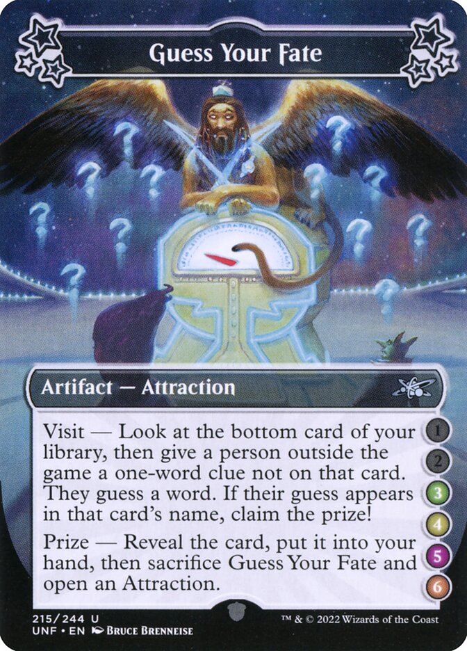 Guess Your Fate — Unfinity 215d/639