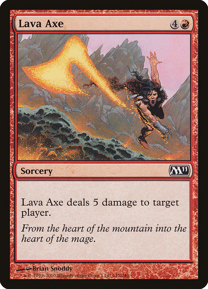 Hache de lave — Magic 2011 147/249