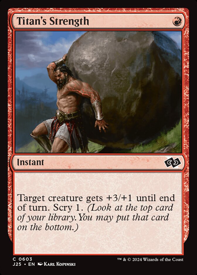 Titan's Strength — Foundations Jumpstart 603/779