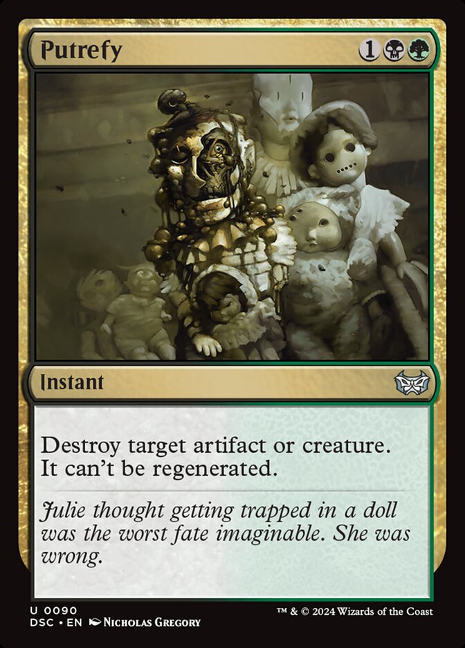 Putrefy — Duskmourn: House of Horror Commander 90/373