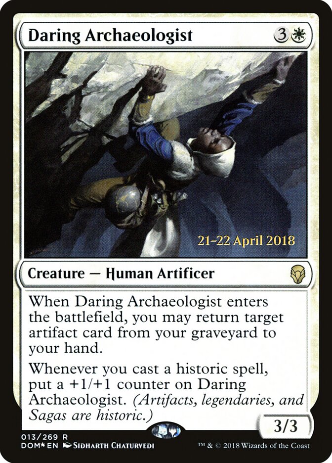 Daring Archaeologist — Dominaria Promos 13s/118