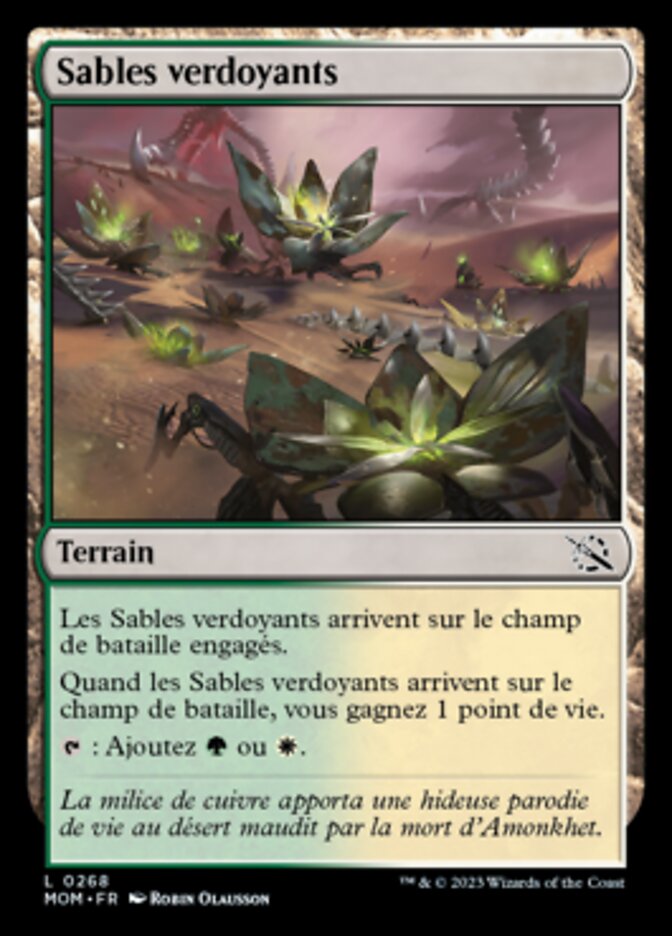 Sables verdoyants — March of the Machine 268/387