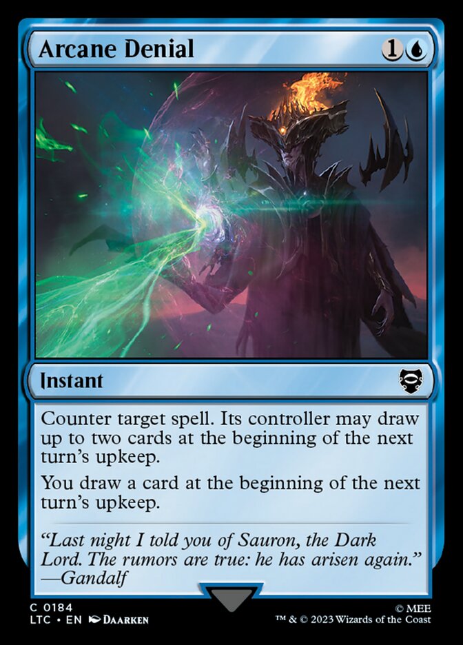 Arcane Denial — Tales of Middle-earth Commander 184/591
