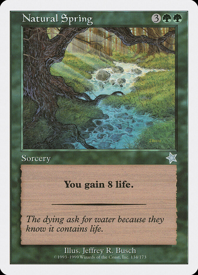 Natural Spring — Starter 1999 134/173