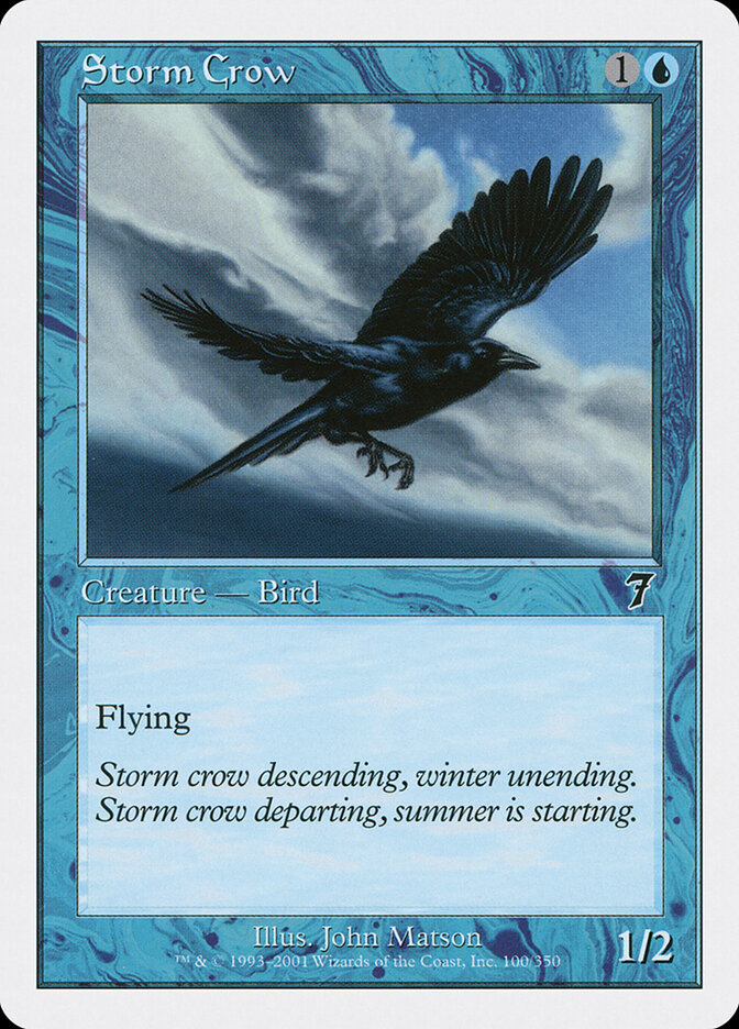 Storm Crow — Seventh Edition 100/708