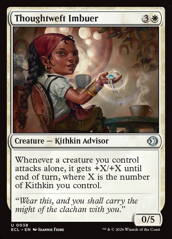 Thoughtweft Imbuer — Lorwyn Eclipsed 38/408