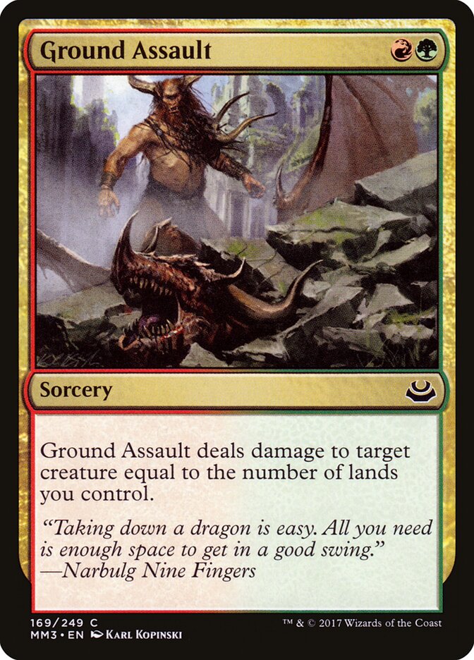 Ground Assault — Modern Masters 2017 169/249