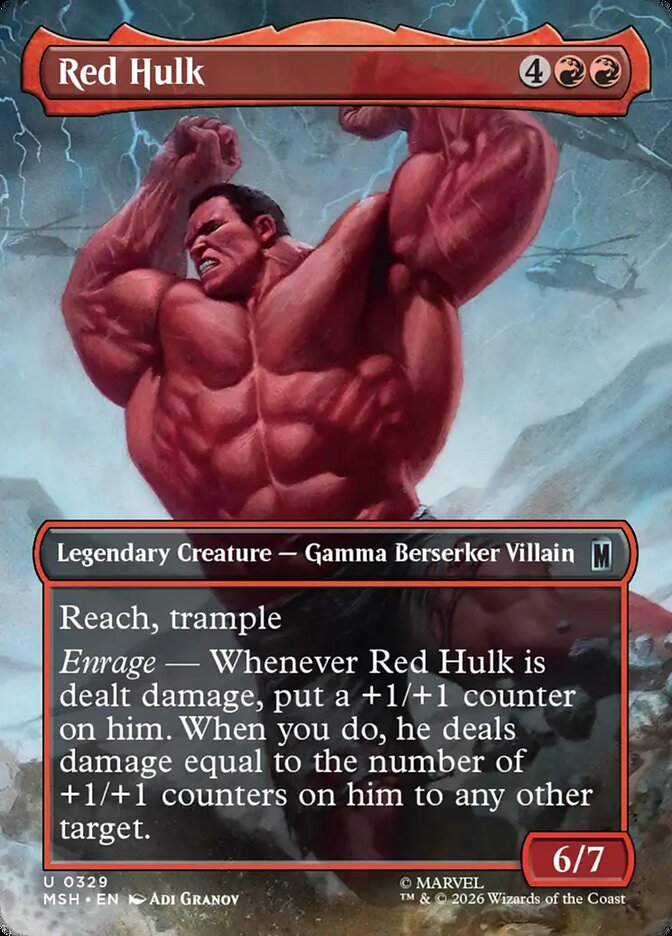 Red Hulk — Marvel Super Heroes 329/453