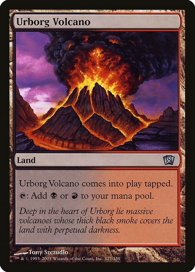 Urborg Volcano — Eighth Edition 327★/710