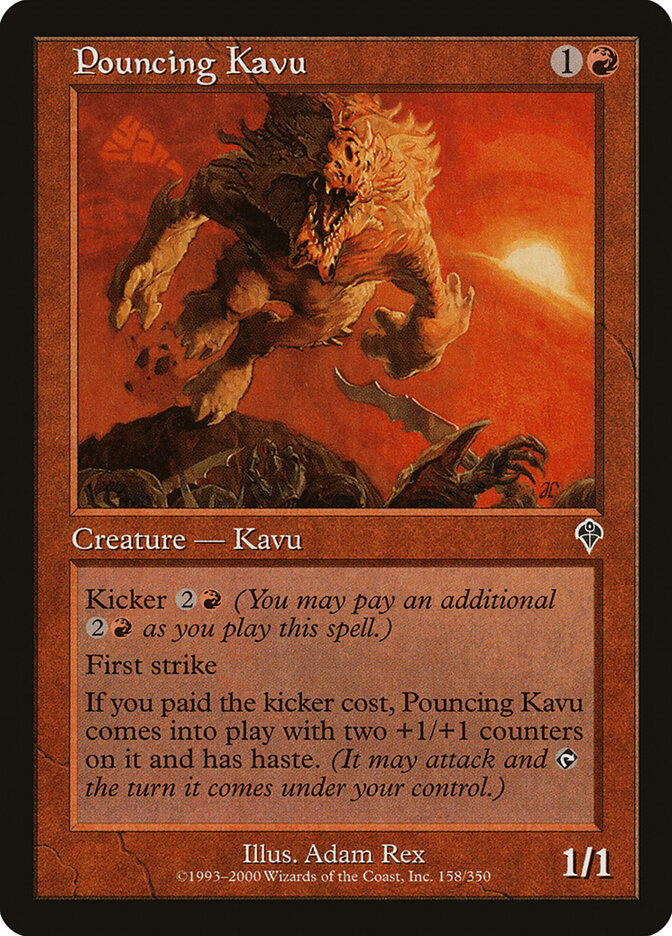 Pouncing Kavu — Invasion 158/354