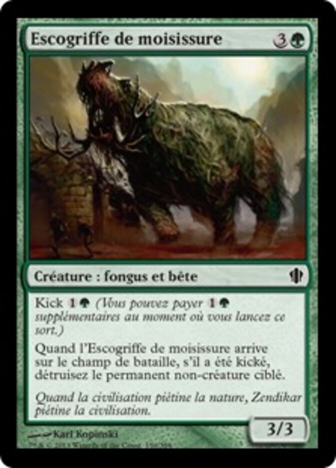 Escogriffe de moisissure — Commander 2013 156/356