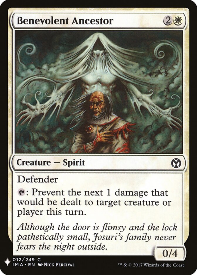 Benevolent Ancestor — The List IMA-12/5581
