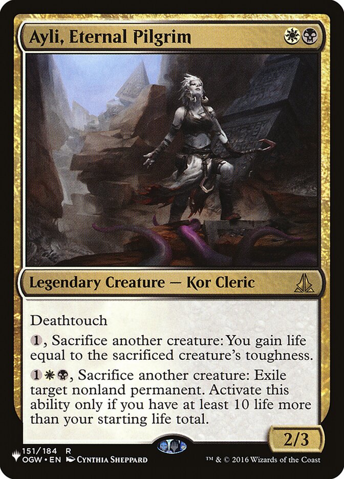 Ayli, Eternal Pilgrim — The List OGW-151/5581