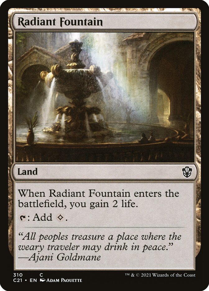 Radiant Fountain — Commander 2021 310/409