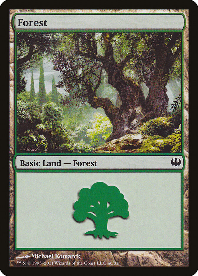 Forest — Duel Decks: Knights vs. Dragons 46/81