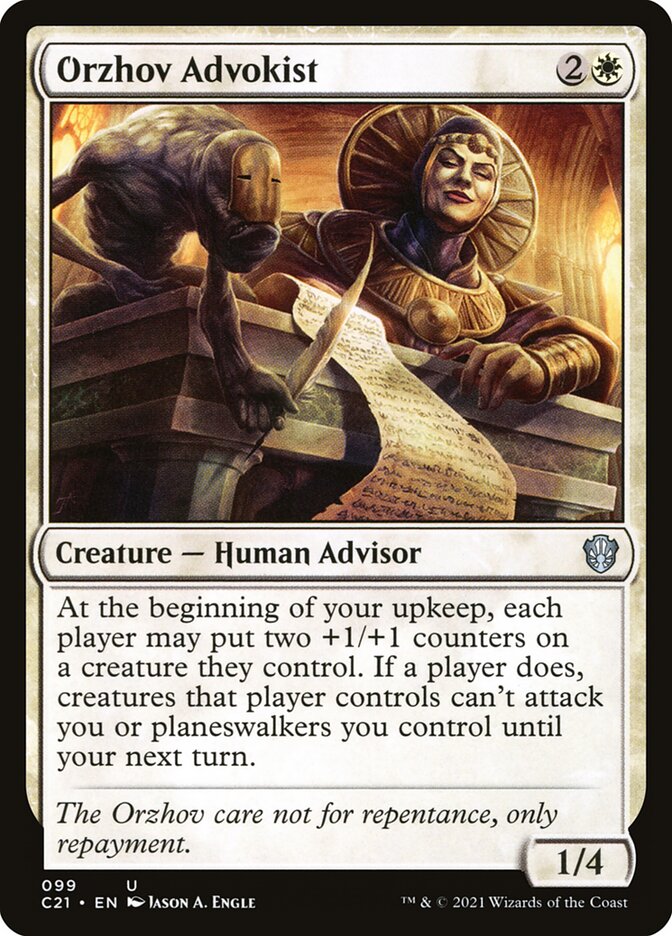 Orzhov Advokist — Commander 2021 99/409