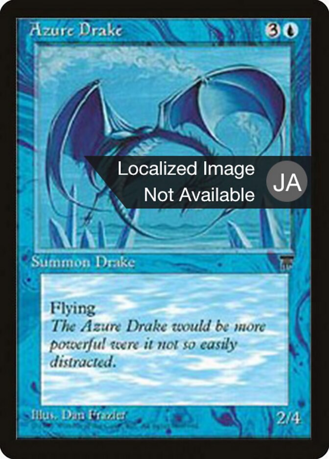 Azure Drake — Chronicles Foreign Black Border 15/125