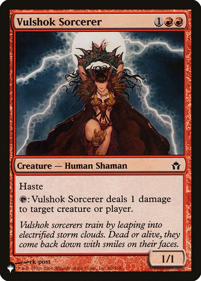 Vulshok Sorcerer — The List 5DN-80/5581