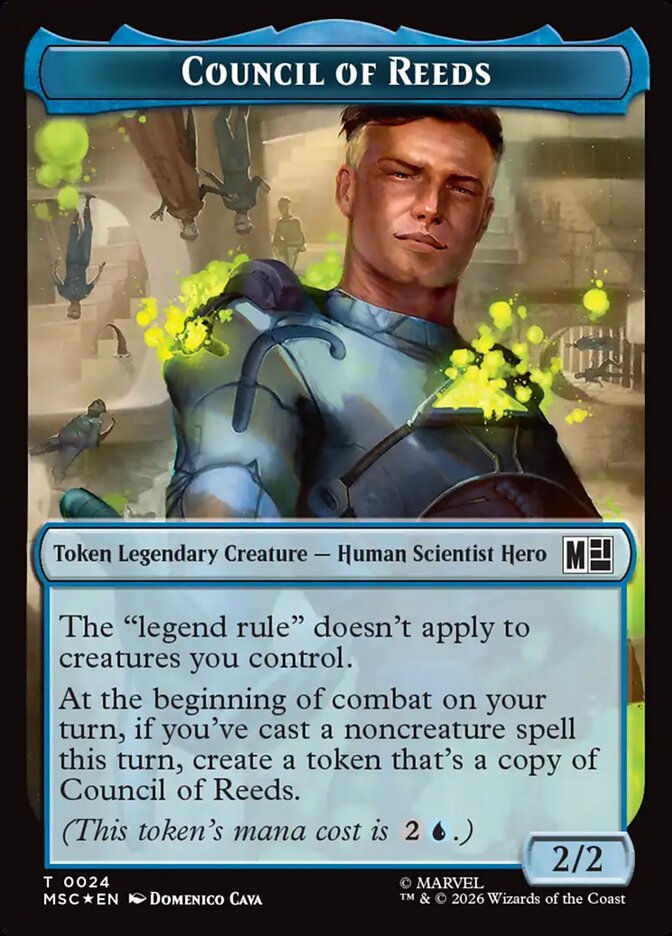 Council of Reeds — Marvel Super Heroes Commander Tokens 24/32