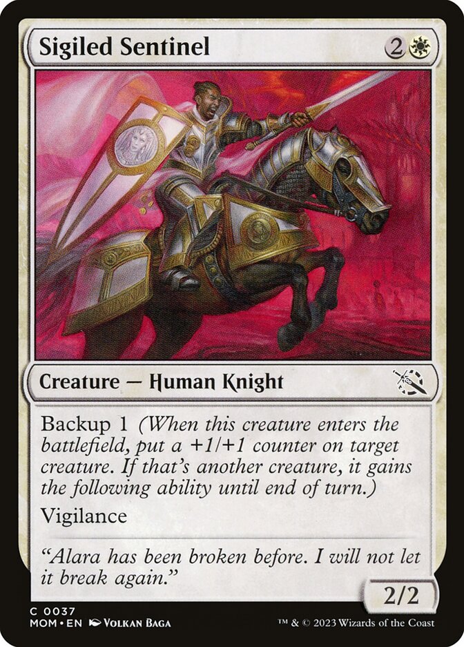 Sigiled Sentinel — March of the Machine 37/387