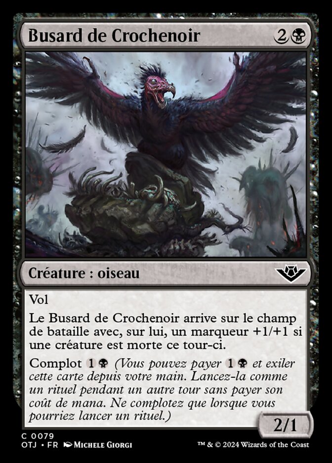 Busard de Crochenoir — Outlaws of Thunder Junction 79/374