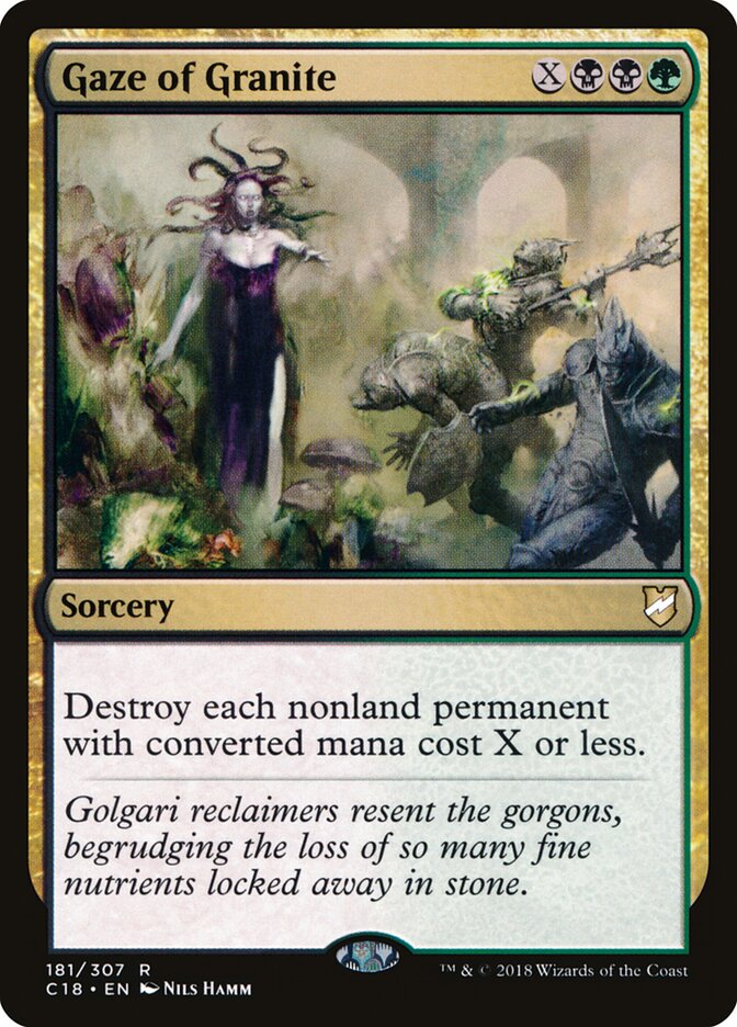 Gaze of Granite — Commander 2018 181/307