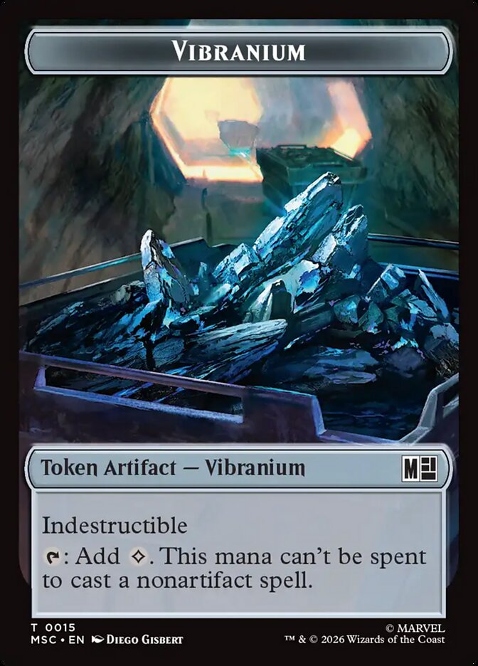 Vibranium — Marvel Super Heroes Commander Tokens 15/32