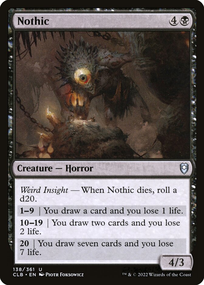 Nothic — Commander Legends: Battle for Baldur's Gate 138/936