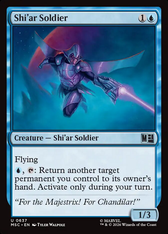 Shi'ar Soldier — Marvel Super Heroes Commander 637/866