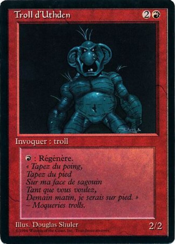 Uthden Troll — Foreign Black Border 182/307