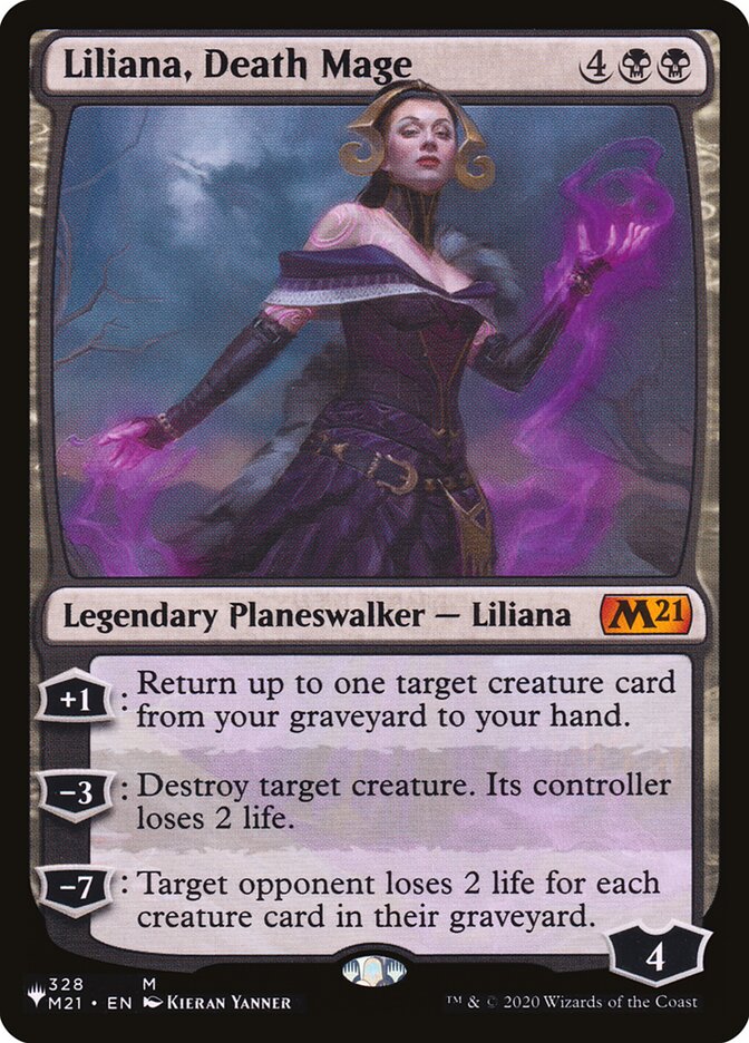 Liliana, Death Mage — The List M21-328/5581