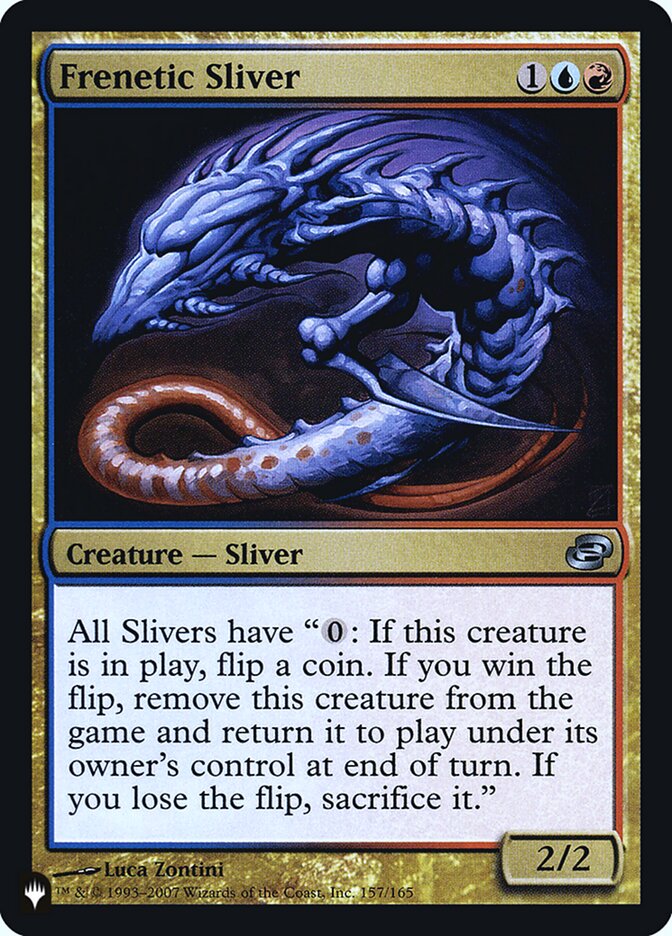 Frenetic Sliver — The List PLC-157/5581