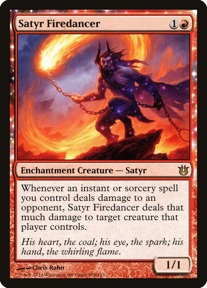 Satyr Firedancer — Born of the Gods 108/165