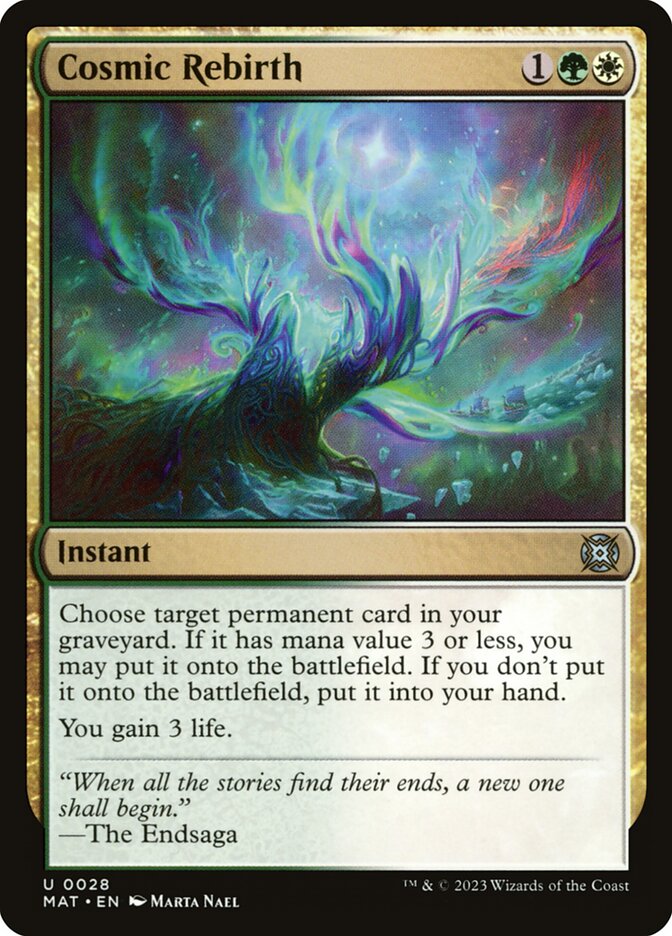 Cosmic Rebirth — March of the Machine: The Aftermath 28/230