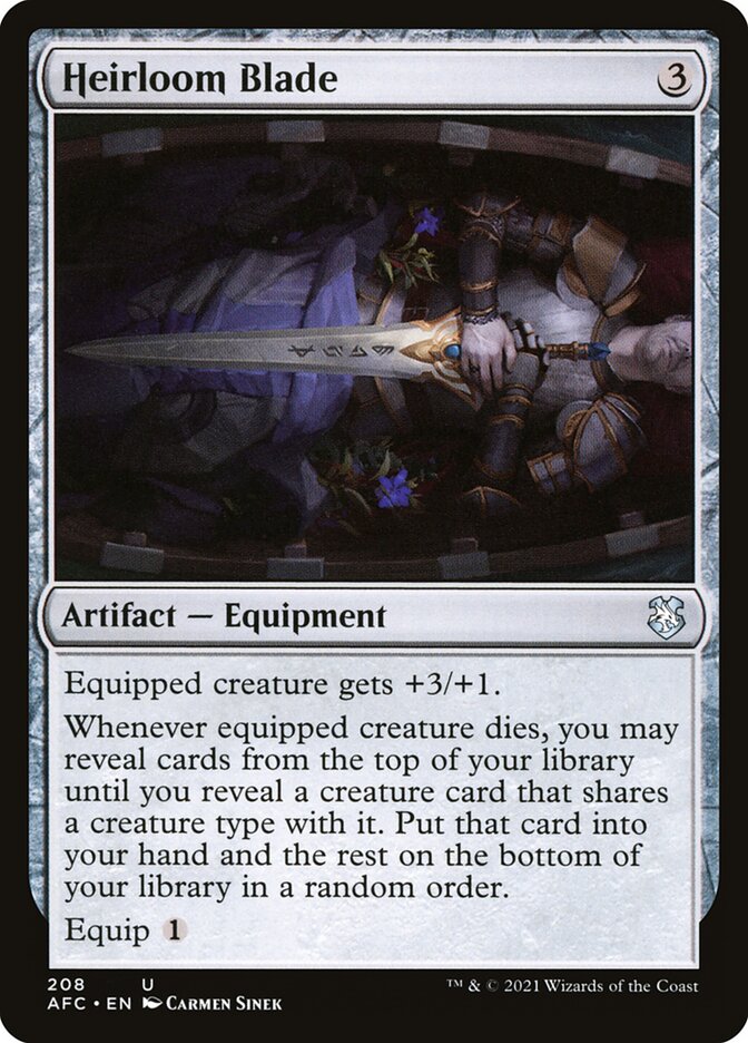 Lame d'héritage — Forgotten Realms Commander 208/331