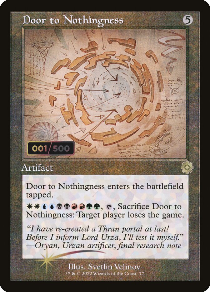 Door to Nothingness — The Brothers' War Retro Artifacts 77z/189