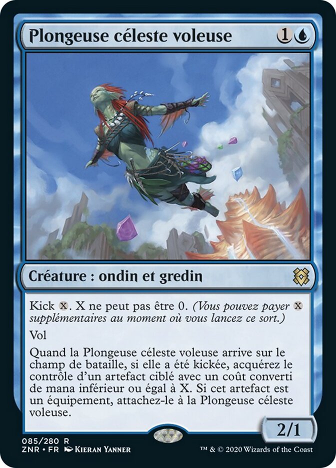 Plongeuse céleste voleuse — Zendikar Rising 85/406