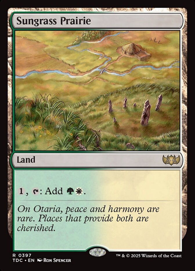 Sungrass Prairie — Tarkir: Dragonstorm Commander 397/413