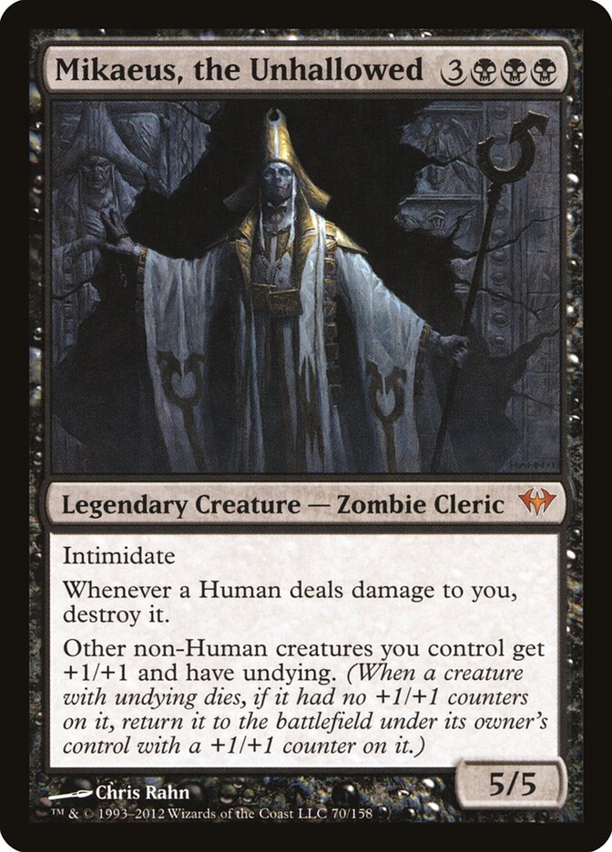 Mikaeus, the Unhallowed — Dark Ascension 70/158