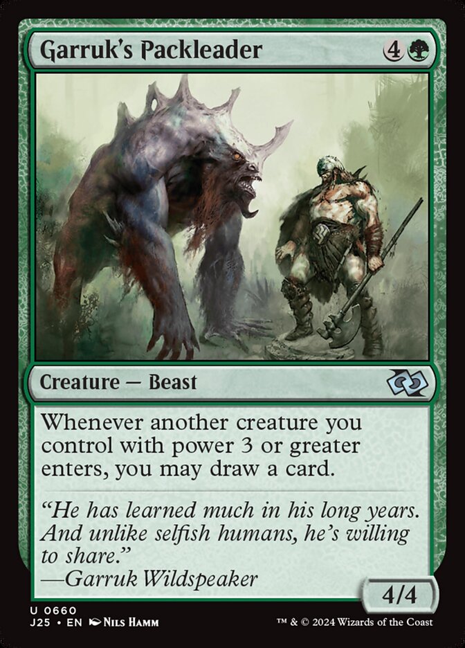 Garruk's Packleader — Foundations Jumpstart 660/779