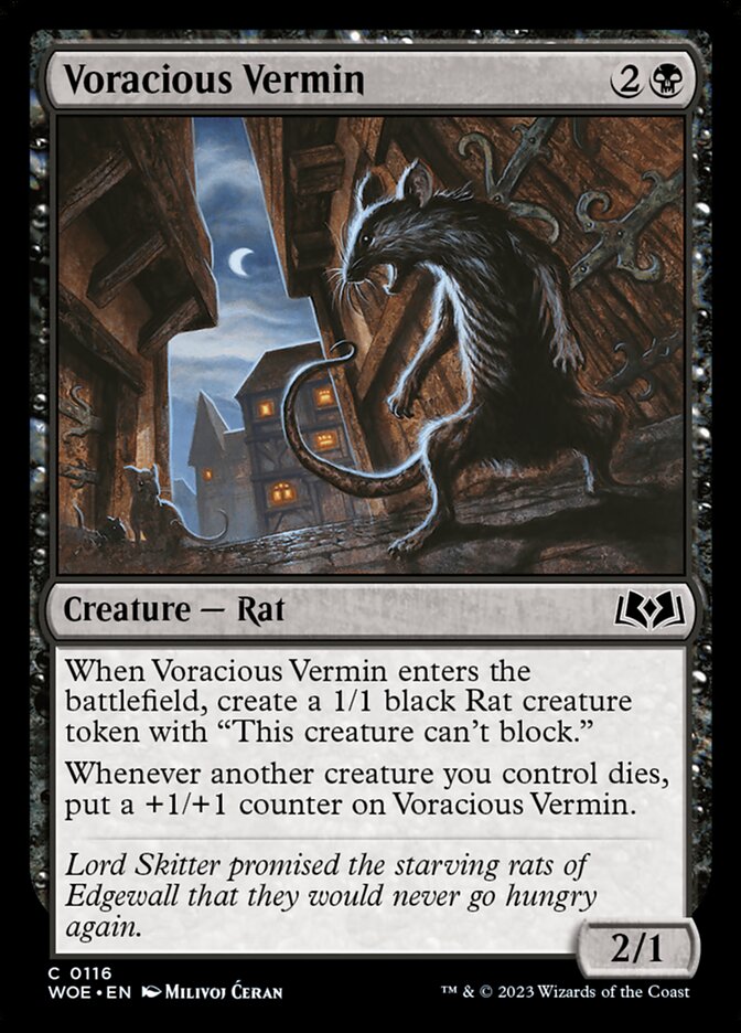 Voracious Vermin — Wilds of Eldraine 116/381