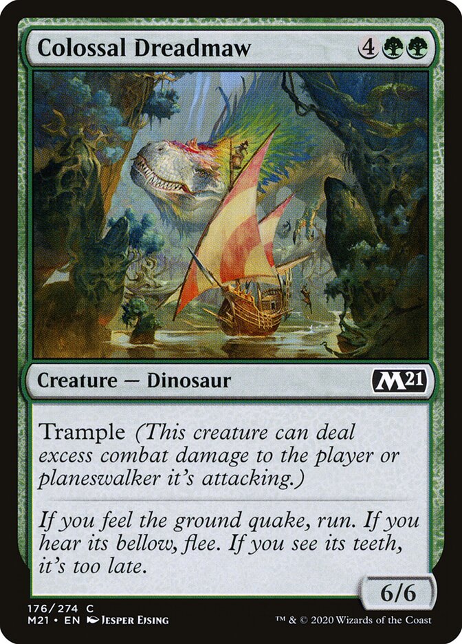 Colossal Dreadmaw — Core Set 2021 176/397