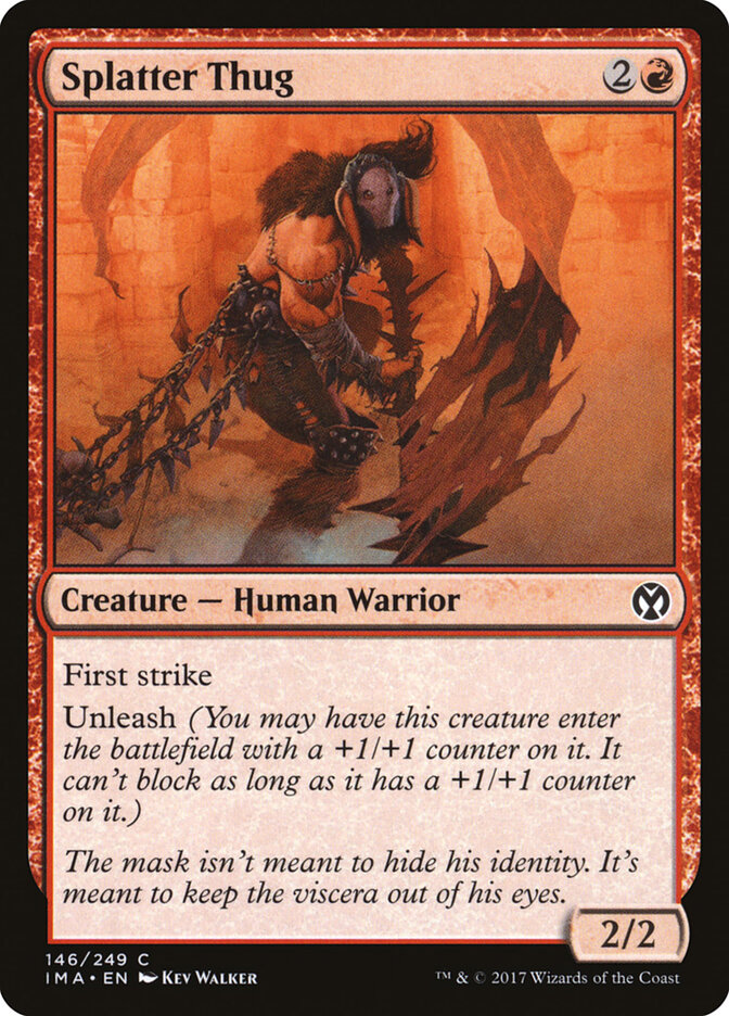 Splatter Thug — Iconic Masters 146/249