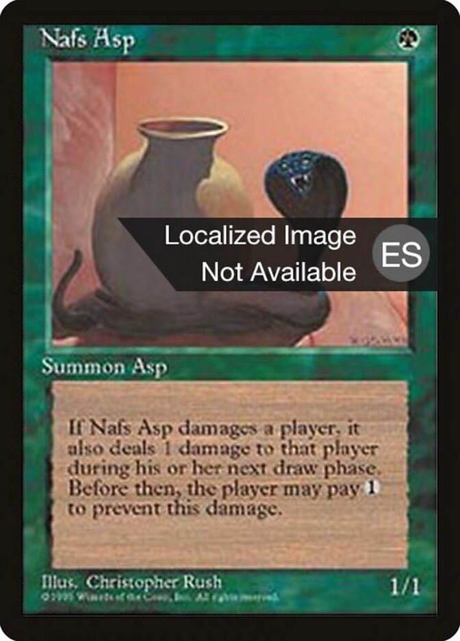 Nafs Asp — Fourth Edition Foreign Black Border 264/378