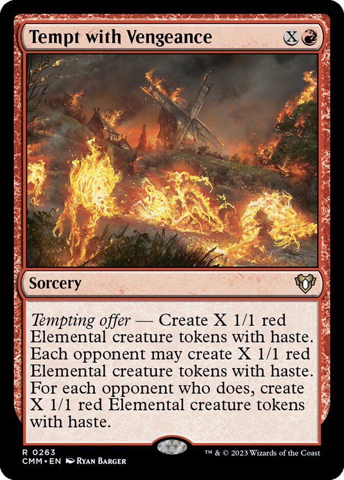 Tempt with Vengeance — Commander Masters 263/1067