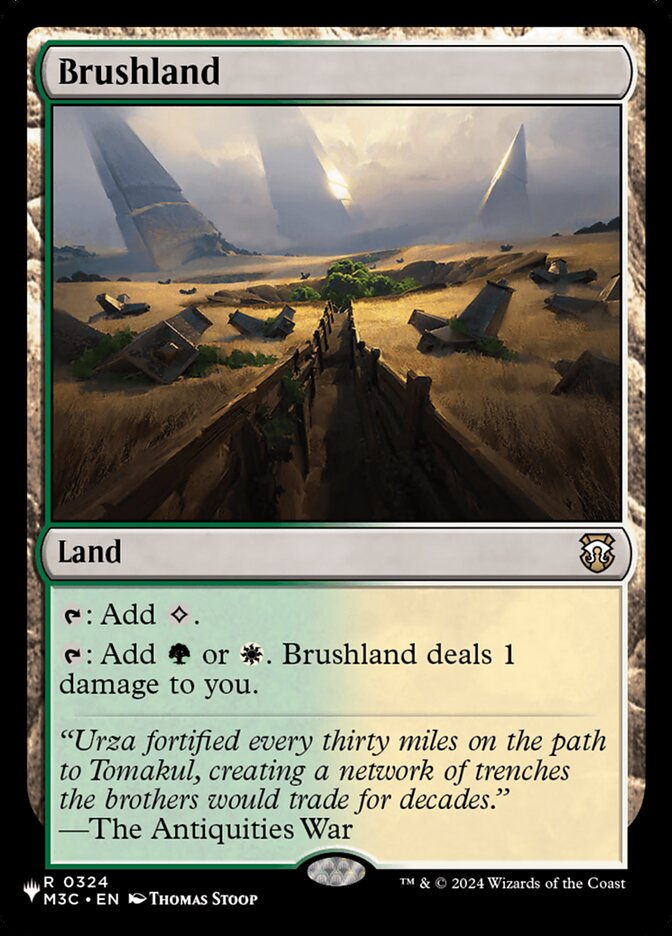 Brushland — The List M3C-324/5581