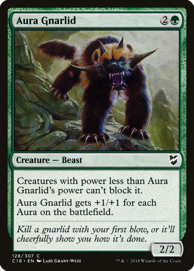 Aura Gnarlid — Commander 2018 128/307