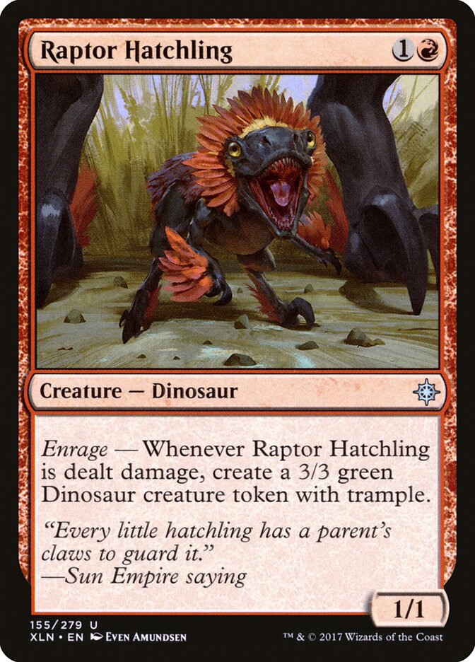 Raptor Hatchling — Ixalan 155/289