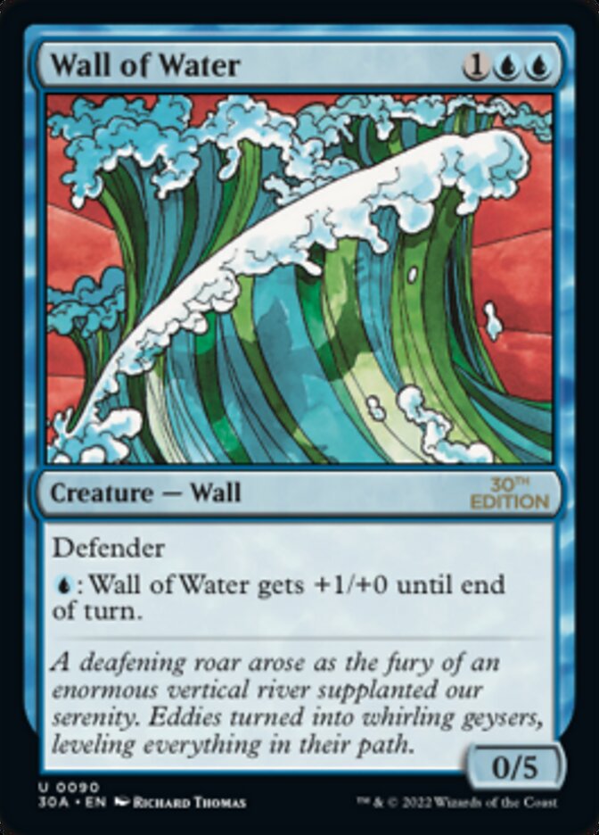 Wall of Water — 30th Anniversary Edition 90/594