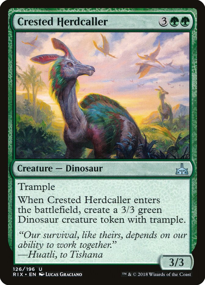 Crested Herdcaller — Rivals of Ixalan 126/205
